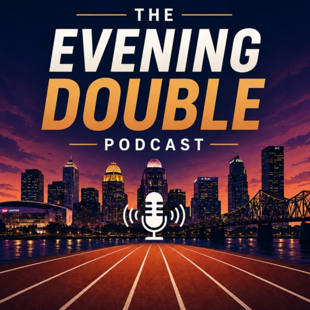 The Evening Double podcast cover art